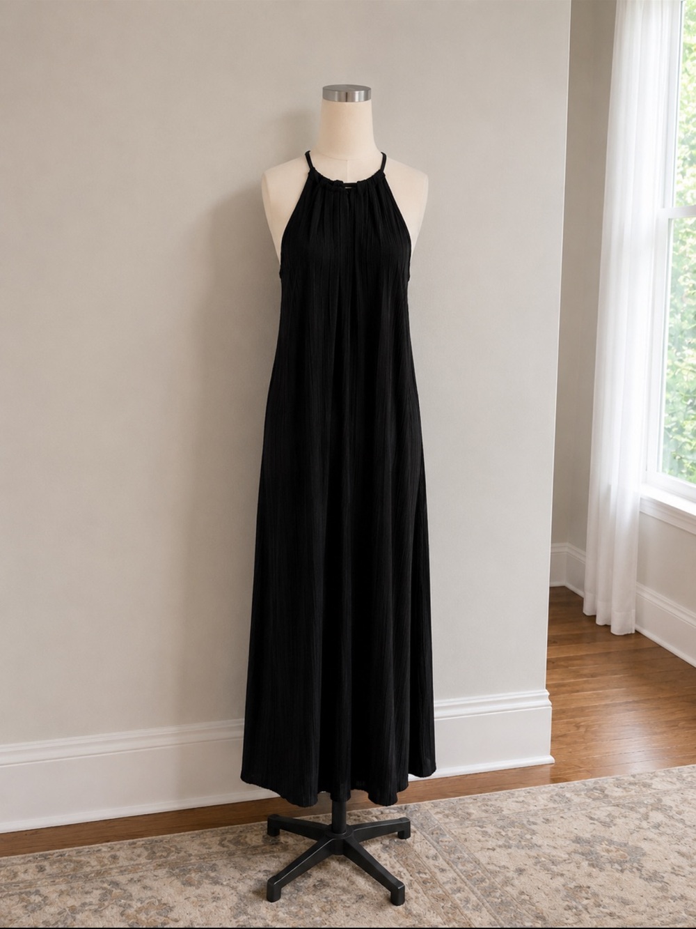 a new day Black Halter-Neck Maxi Dress
